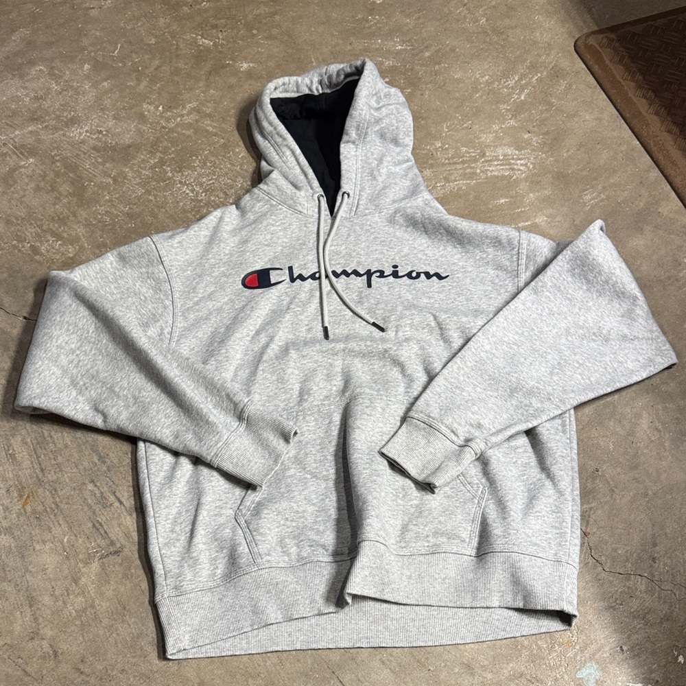 Champion Light Gray Men's Hoodie